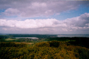 Blick vom Jagdschloss auf die Granitz