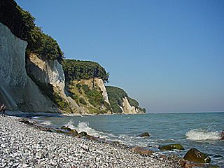Der Strand an der Kreidekste