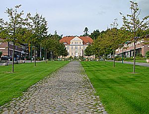 Der alte Gutshof von Neddesitz - Heute ein Teil des Steigenberger Hotel